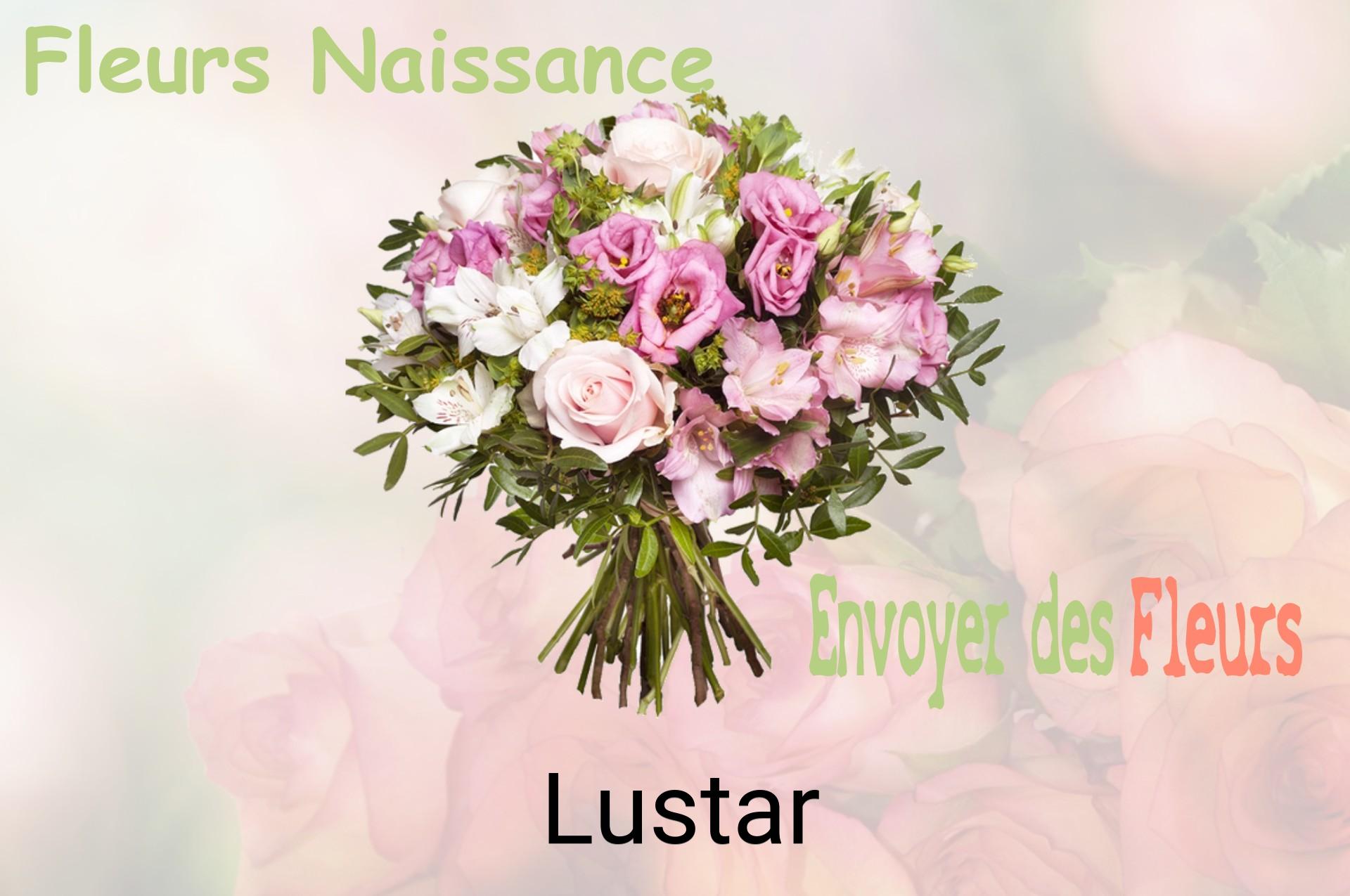 Bouquet de fleurs de naissance livré à Lustar